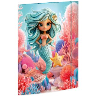RNK Verlag Zeichnungsmappe "Mermaid" Karton DIN A3