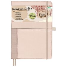 RNK Verlag Notizbuch Vegan "Coffee" kariert DIN...