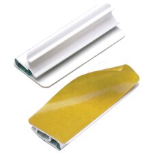 DURABLE VARIOCLIP adhäsiv weißer Clip mit...