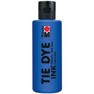 Marabu Batikfarbe TIE DYE INK 80 ml 053 dunkelblau