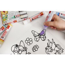 Marabu KiDS Window Color-Set "Glitzerfee" 10 x 25 ml