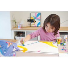 KREUL Kids Art Kinder-Künstlerfarbe Squeegee Art Set