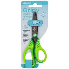 WEDO Bastelschere Gripy black rund Länge: 130 mm...