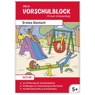 ROTH Mein Vorschulblock "Erstes Deutsch" DIN A5