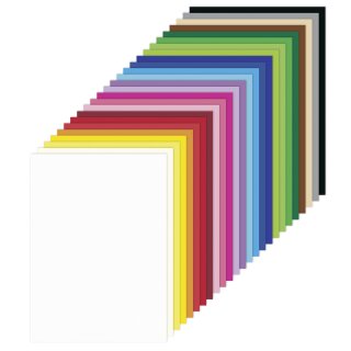 folia Tonkarton DIN A4 180 g/qm 25 Farben 500 Blatt