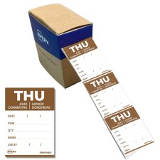 AVERY Tages-Etiketten THU 40 x 56 mm braun 500 Stück