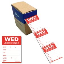 AVERY Tages-Etiketten WED 40 x 56 mm rot 500 Stück