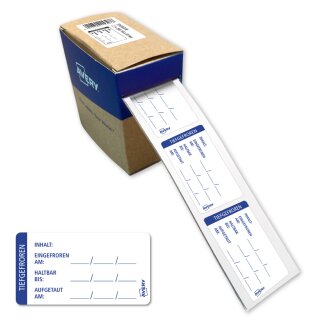 AVERY Lebensmittel-Tiefkühl-Etiketten 65 x 35 mm weiß 200 Etiketten
