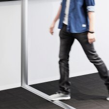 LogiLink Kabelbrücke aus Alu & ABS Länge: 1.104 mm silber
