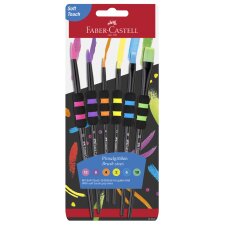 FABER-CASTELL Synthetikhaarpinsel 6er Set
