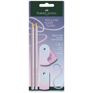 FABER-CASTELL Schreibset GRIP Flow Edition blushing sky