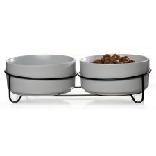 Ritzenhoff & Breker Doppel-Tier-Napfset TARO 880 ml grau
