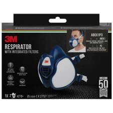 3M Atemschutz-Halbmaske 4279+ ABEK1P3 blau/weiß