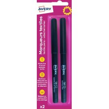AVERY Wäschemarker schwarz 2er Pack