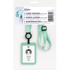 AVERY Ausweishalter mit Lanyard pastellgrün