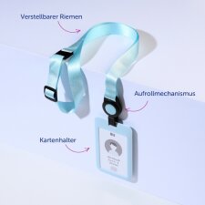 AVERY Ausweishalter mit Lanyard pastellrosa