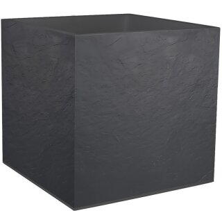 EDA Pflanzgefäß VOLCANIA quadratisch 495 mm anthrazit