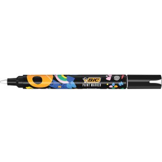 BIC Permanent-Marker Intensity Rundspitze weiß