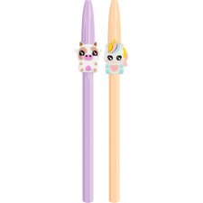 BIC Kugelschreiber Cristal Pastel Figurines lila &...