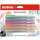 Kores Textmarker "Glitter" Stiftform 6er Set