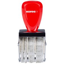 Kores Datumstempel Monate in Ziffern 4 mm