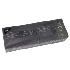 PAPSTAR Snack-Servietten "DAILY Collection" schwarz 300 Stück