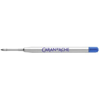 CARAN DACHE Tintenroller-Ersatzmine F blau