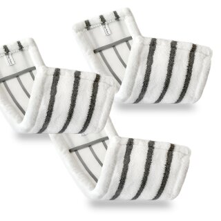 Peggy Perfect Feuchtmop-Set für glatte Böden aus Microfaser 3 Stück
