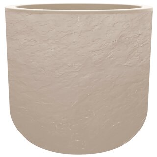 EDA Pflanzgefäß VOLCANIA UP rund 385 mm beige