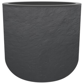 EDA Pflanzgefäß VOLCANIA UP rund 385 mm anthrazit