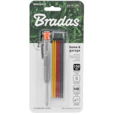 Bradas Bohrlochmarker Strichbreite: 1,0 mm ohne Kappe grau