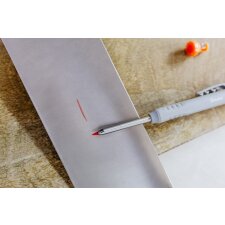 Bradas Bohrlochmarker Strichbreite: 1,0 mm ohne Kappe grau