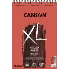 CANSON Studienblock XL ACRYLIC DIN A4 weiß 30 Blatt