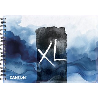 CANSON Skizzen- und Studienbuch XL AQUARELLE Waves DIN A5 30 Blatt