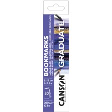 CANSON Lesezeichen GRADUATE MIXED MEDIA 50 x 190 mm 20...