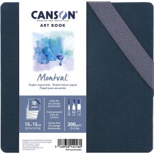CANSON Skizzenbuch ART BOOK Montval Akkordeon 150 x 150...