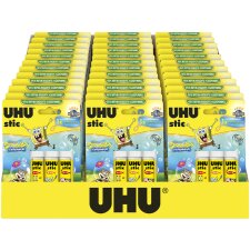 UHU Klebestift stic Spongebob 3 x 8,2 g 36er Display