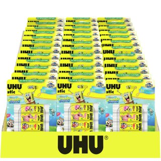 UHU Klebestift stic Spongebob 5 x 8,2 g 36er Display