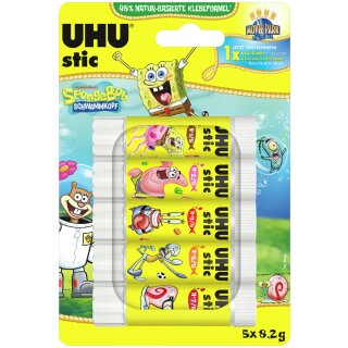 UHU Klebestift stic Spongebob 5 x 8,2 g Blister