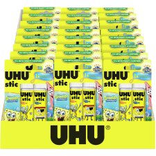 UHU Klebestift stic Spongebob 2 x 21 g 24er Display