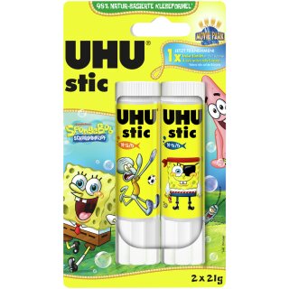 UHU Klebestift stic Spongebob 2 x 21 g Blister