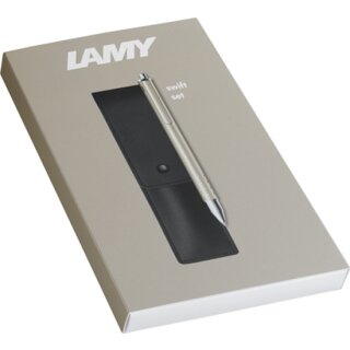 LAMY Geschenk-Set LAMY Tintenroller swift palladium