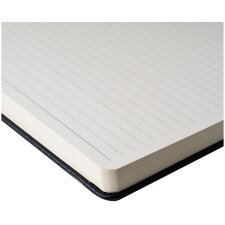 SAKURA Notizbuch 90 x 140 mm liniert schlacke 80 Blatt