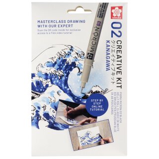 SAKURA Kreativ-Set Große Welle von Kanagawa