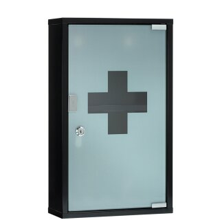 FIRST AID ONLY Erste-Hilfe-Schrank Inhalt DIN 13157 schwarz