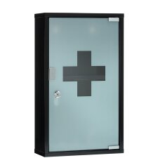 FIRST AID ONLY Erste-Hilfe-Schrank Inhalt DIN 13157 schwarz