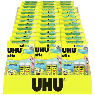 UHU Klebestift stic Spongebob 2 x 8,2 g 36er Display