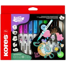 Kores Kreative Acrylmarker Acrylic 12er Etui