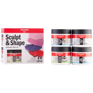 ROYAL TALENS AMSTERDAM Medium Modellier-Set 4 x 120 ml