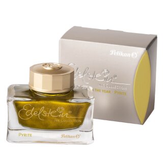 Pelikan Tinte Edelstein Ink "Pyrite" im Glas gold 50 ml
